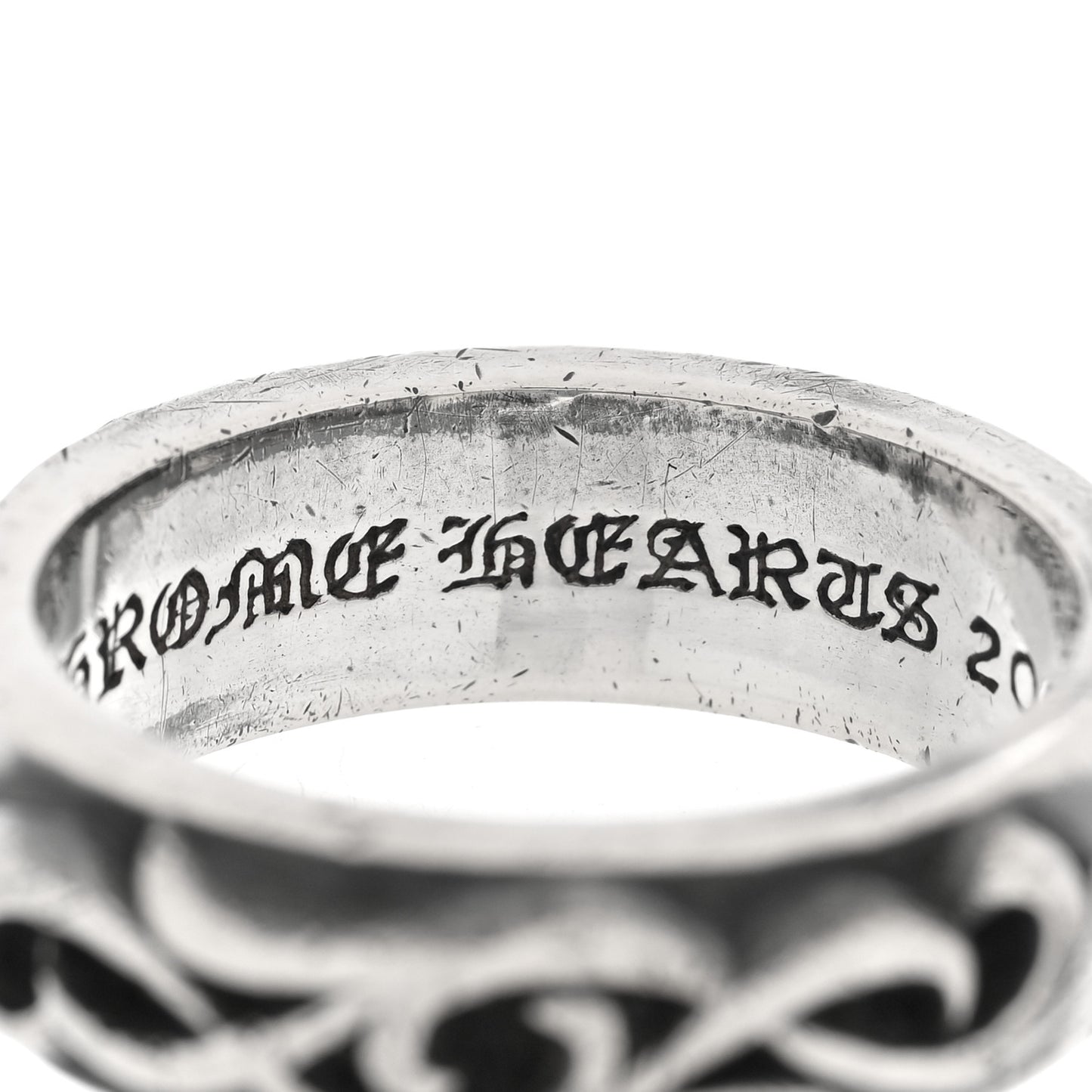 Sterling Silver Double Narrow Vine Band Ring 70 13