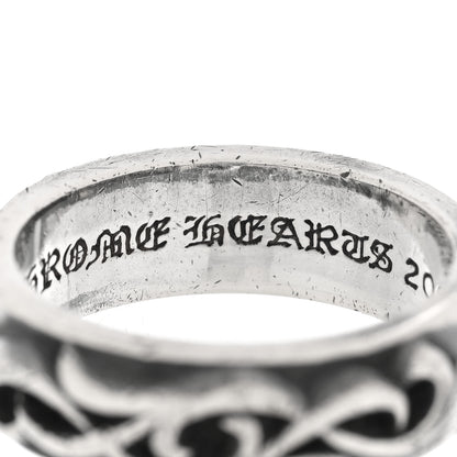 Chrome Hearts Sterling Silver Double Narrow Vine Band Ring 70 13 4 of 4