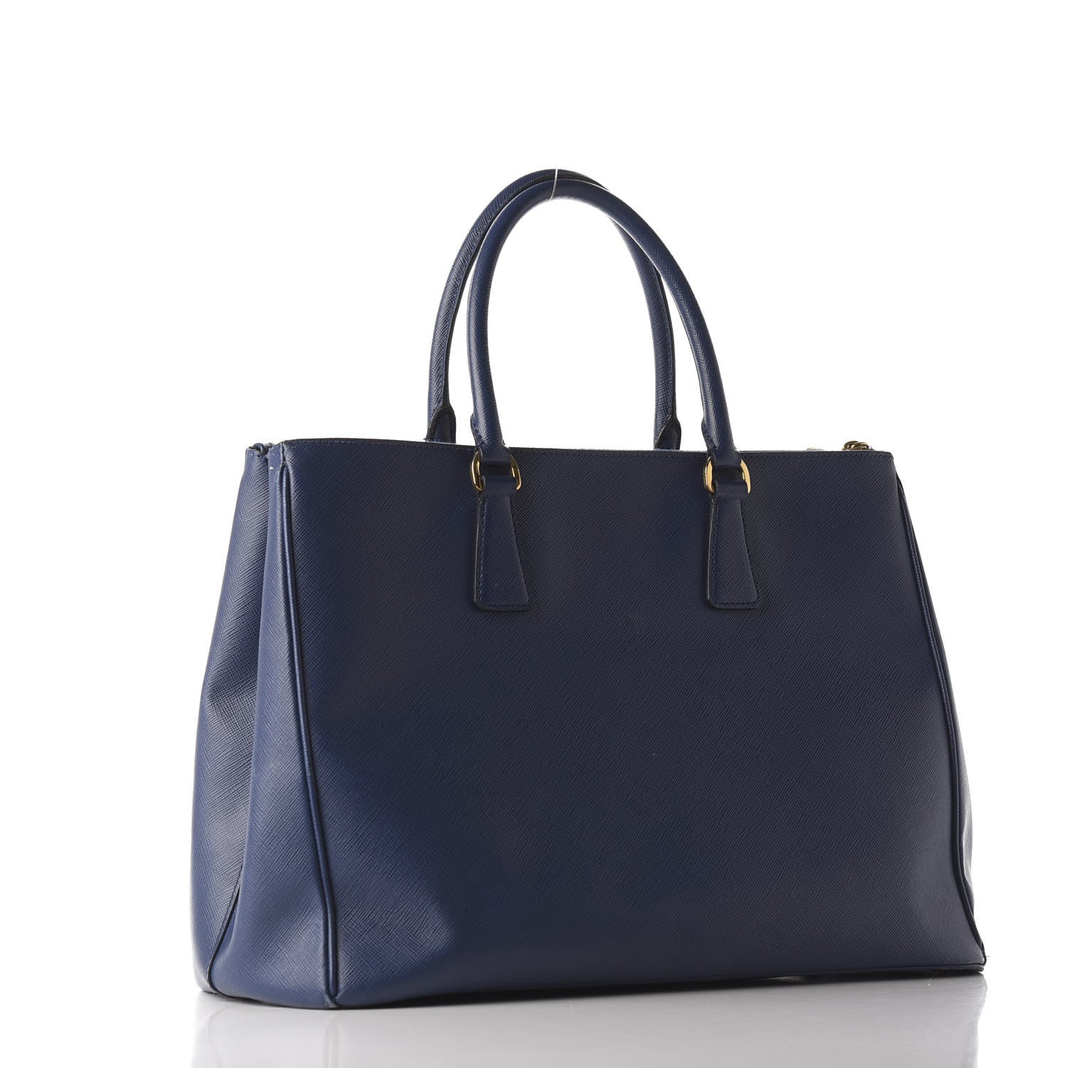 Prada Saffiano Medium Galleria Double Zip Tote Bluette 2 of 8