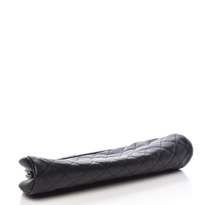 Chanel Caviar Quilted Timeless Clutch Black 4 of 9