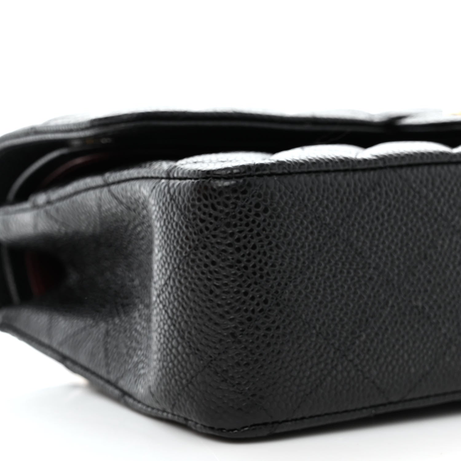 Chanel Caviar Quilted Medium Double Flap Black 9 of 11