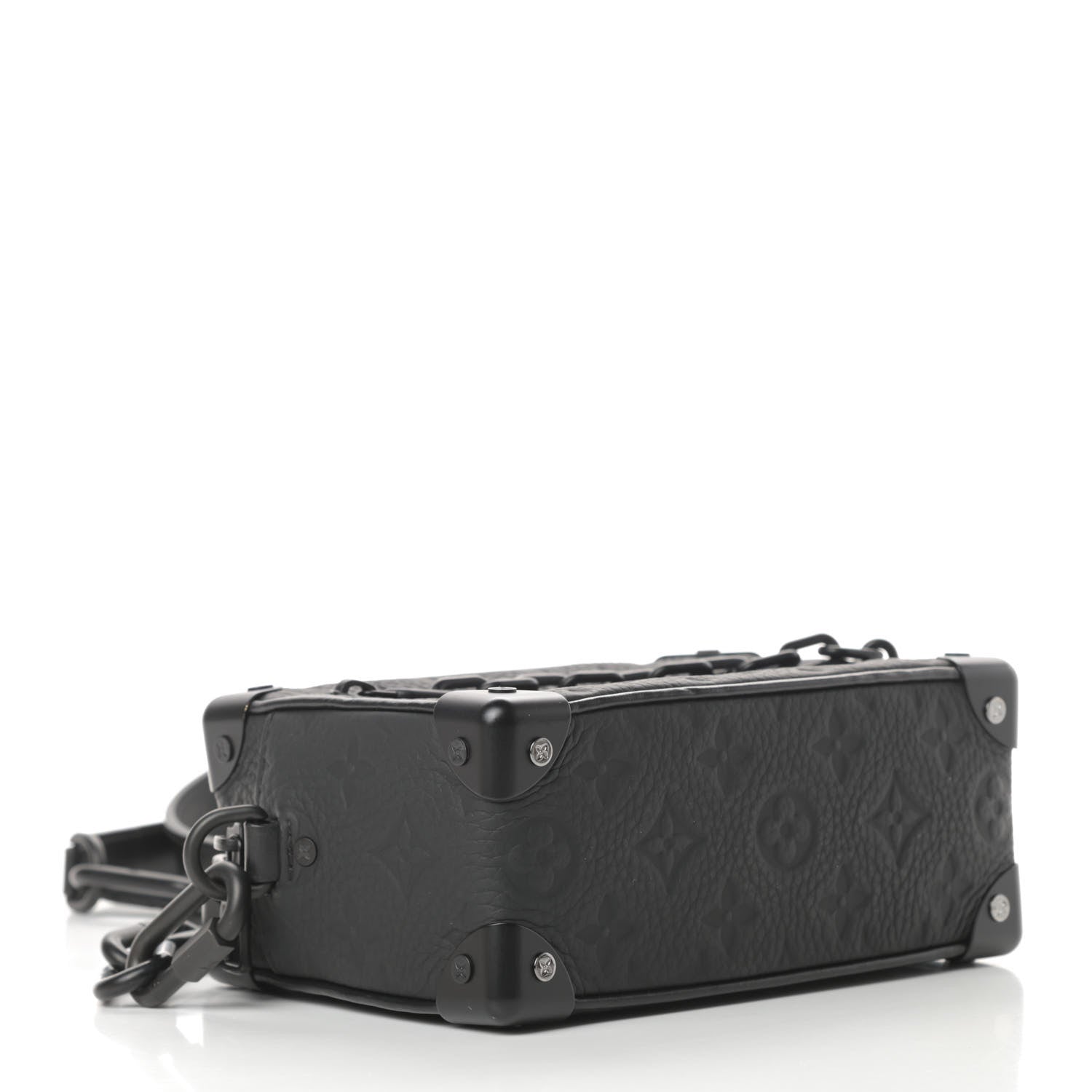 Louis Vuitton Taurillon Monogram Mini Soft Trunk Black 4 of 12