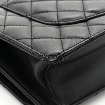 Chanel Lambskin Quilted Fantasy Pearl Flap Black 14 of 15