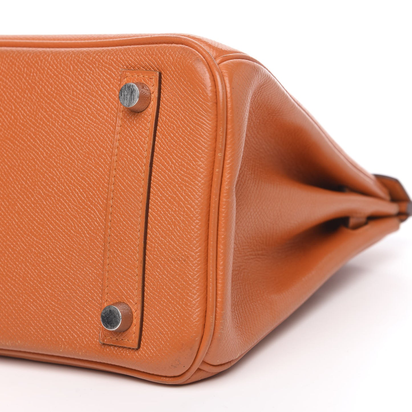 Epsom Birkin 25 Orange