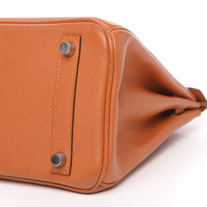Hermes Epsom Birkin 25 Orange 26 of 31