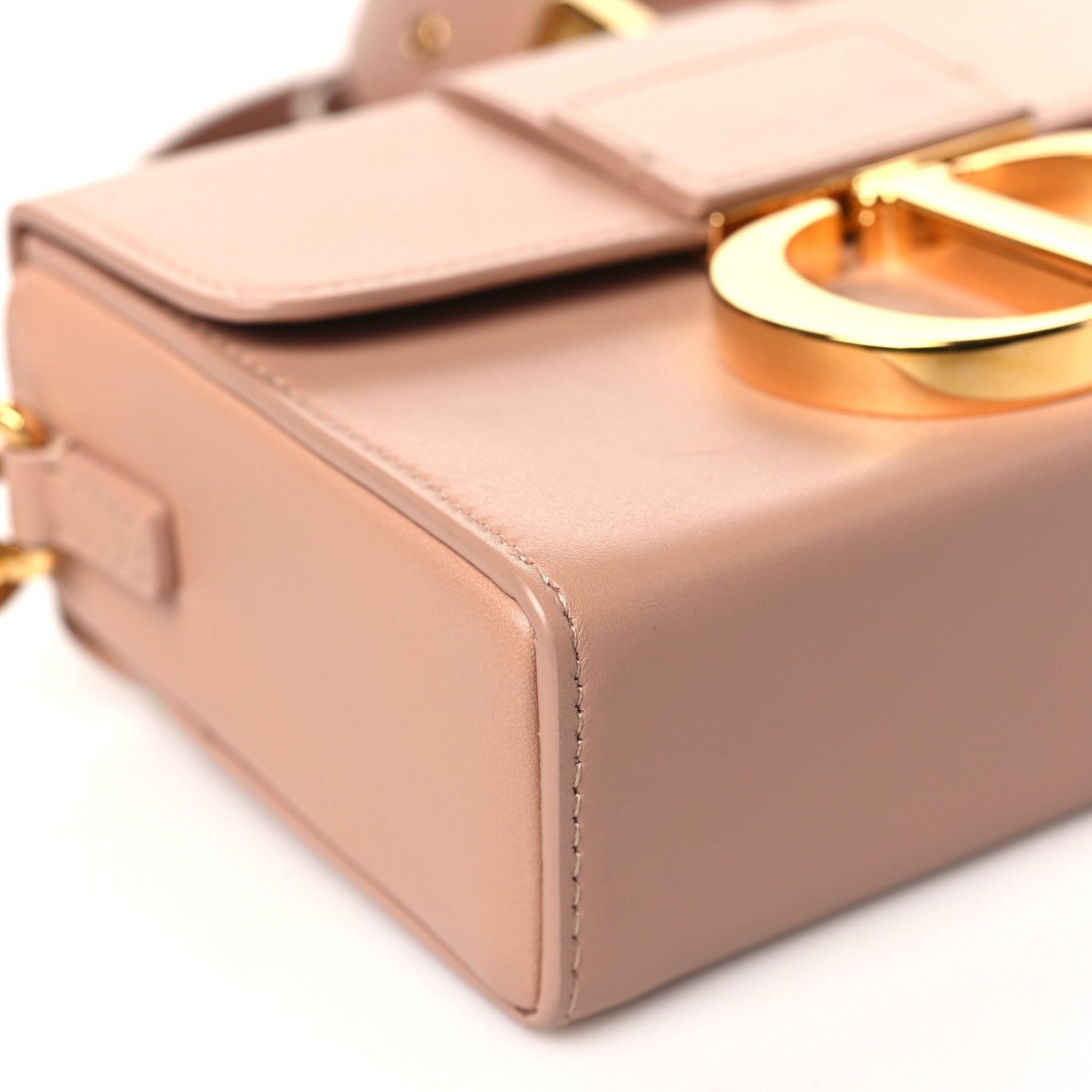 Christian Dior Smooth Calfskin Micro 30 Montaigne Flap Bag Pale Pink 9 of 10