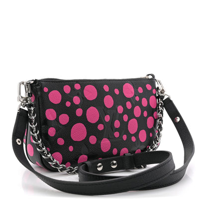 Louis Vuitton LV X YK Empreinte Multi Pochette Accessories Black Fuchsia 3 of 10