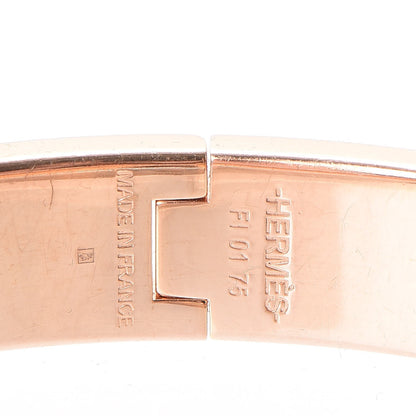 Hermes Enamel Narrow Clic Clac H Bracelet PM Black 4 of 5