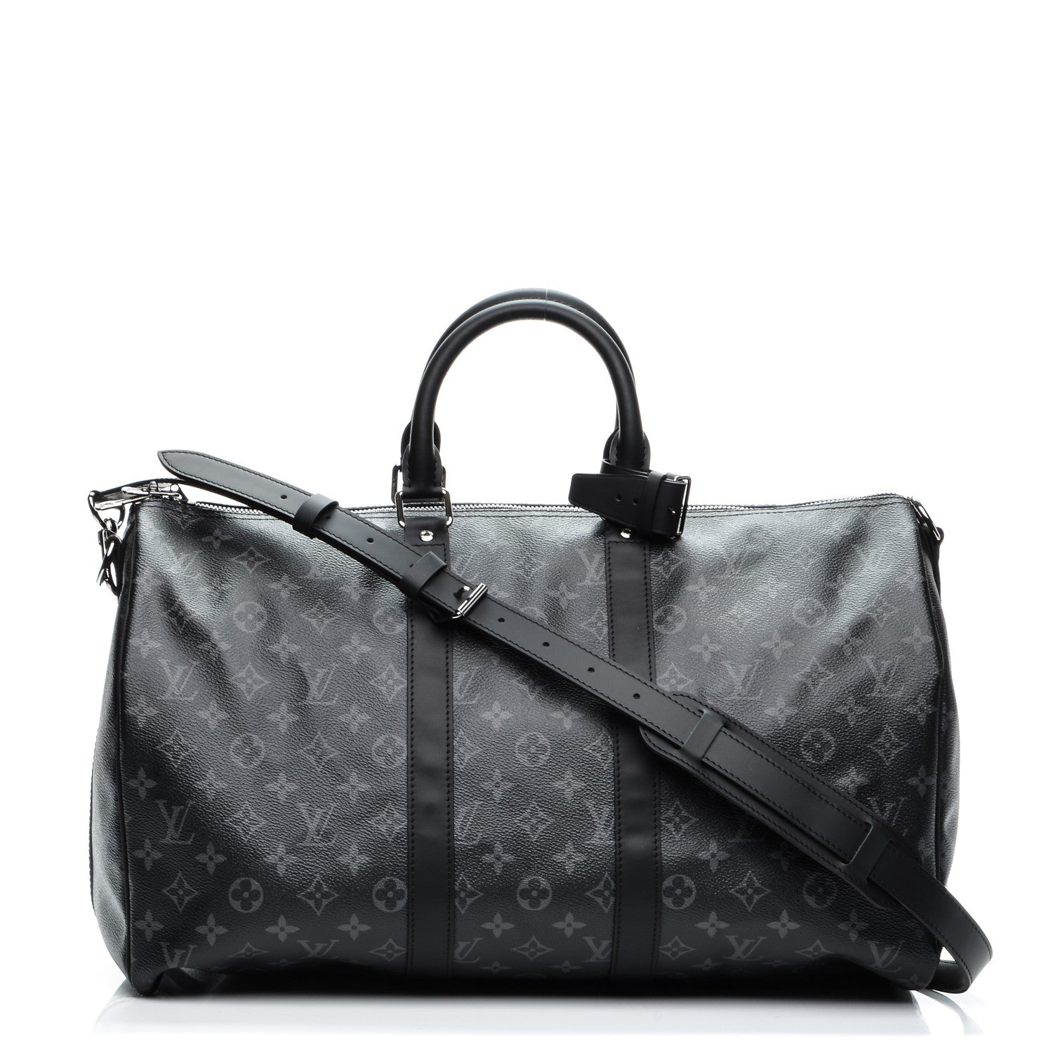 Louis Vuitton Monogram Eclipse Keepall Bandouliere 45 1 of 7