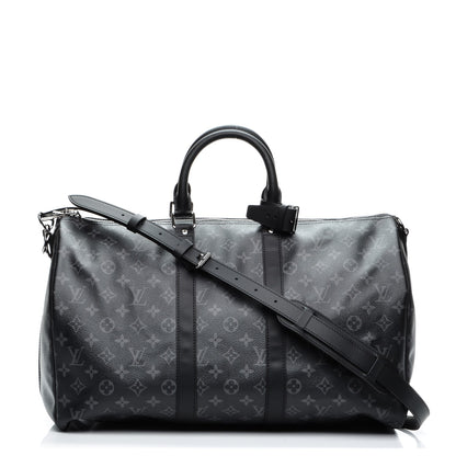 Louis Vuitton Monogram Eclipse Keepall Bandouliere 45 1 of 7