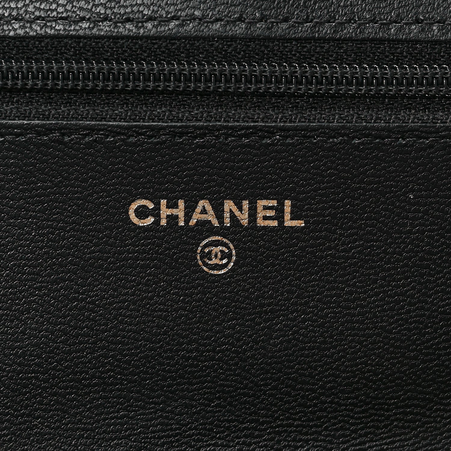 Chanel Goatskin Quilted Quilted Like A Wallet Wallet On Chain WOC Black 6 of 9