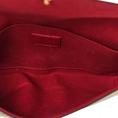 Louis Vuitton Monogram Pochette Felicie Chain Wallet Fuchsia 6 of 10
