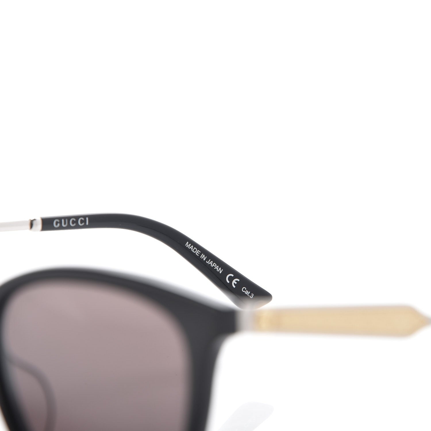 Gucci Round GG 0073/S Sunglasses Black 6 of 9