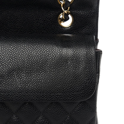 Chanel Caviar Quilted Medium Double Flap Black 8 of 12