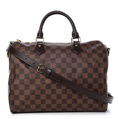 Louis Vuitton Damier Ebene Speedy Bandouliere 30 1 of 11