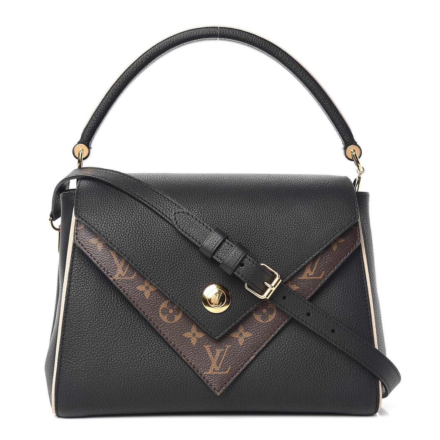 Monogram Double V Black