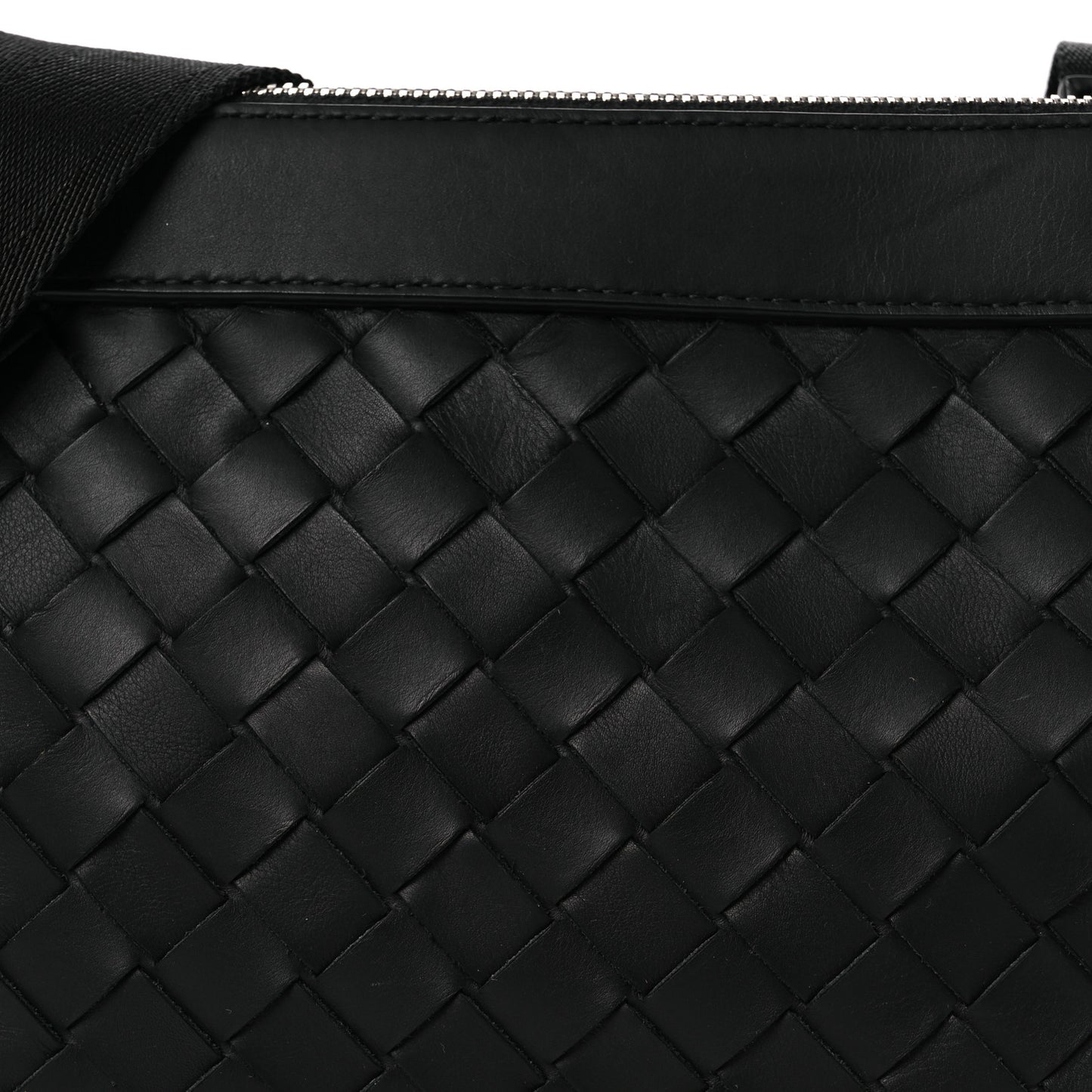Nappa Intrecciato Duo Bag Black