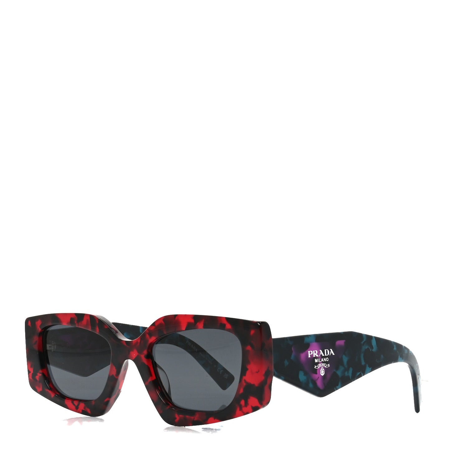 Acetate Square Sunglasses SPR 15Y-F Scarlet Tortoise