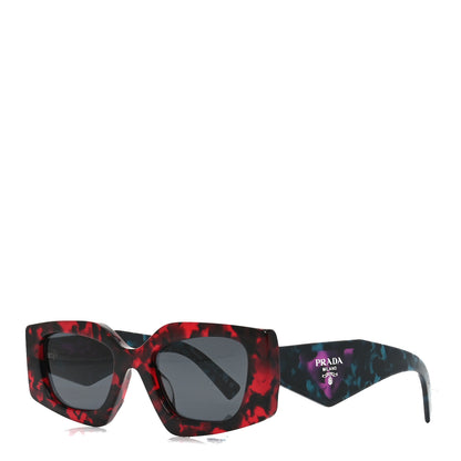 Prada Acetate Square Sunglasses SPR 15Y-F Scarlet Tortoise 1 of 7