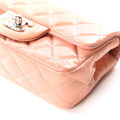 Chanel Patent Calfskin Quilted Extra Mini Flap Pink 6 of 13