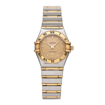 Omega Stainless Steel 18K Yellow Gold 22mm Constellation Quartz Watch Champagne 1262.10 1 of 4