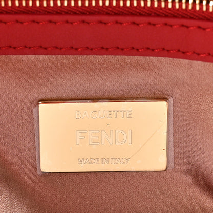 Fendi Sequin Paillettes Vitello Grace Sex and the City Baguette Mattone 6 of 8