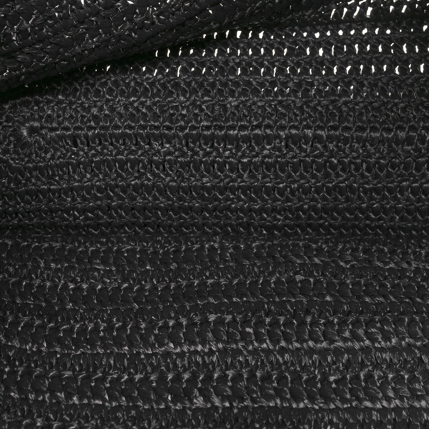 Saint Laurent Raffia Rive Gauche Tote Black 5 of 10
