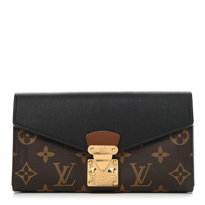 Louis Vuitton Monogram Pallas Wallet Black 1 of 7