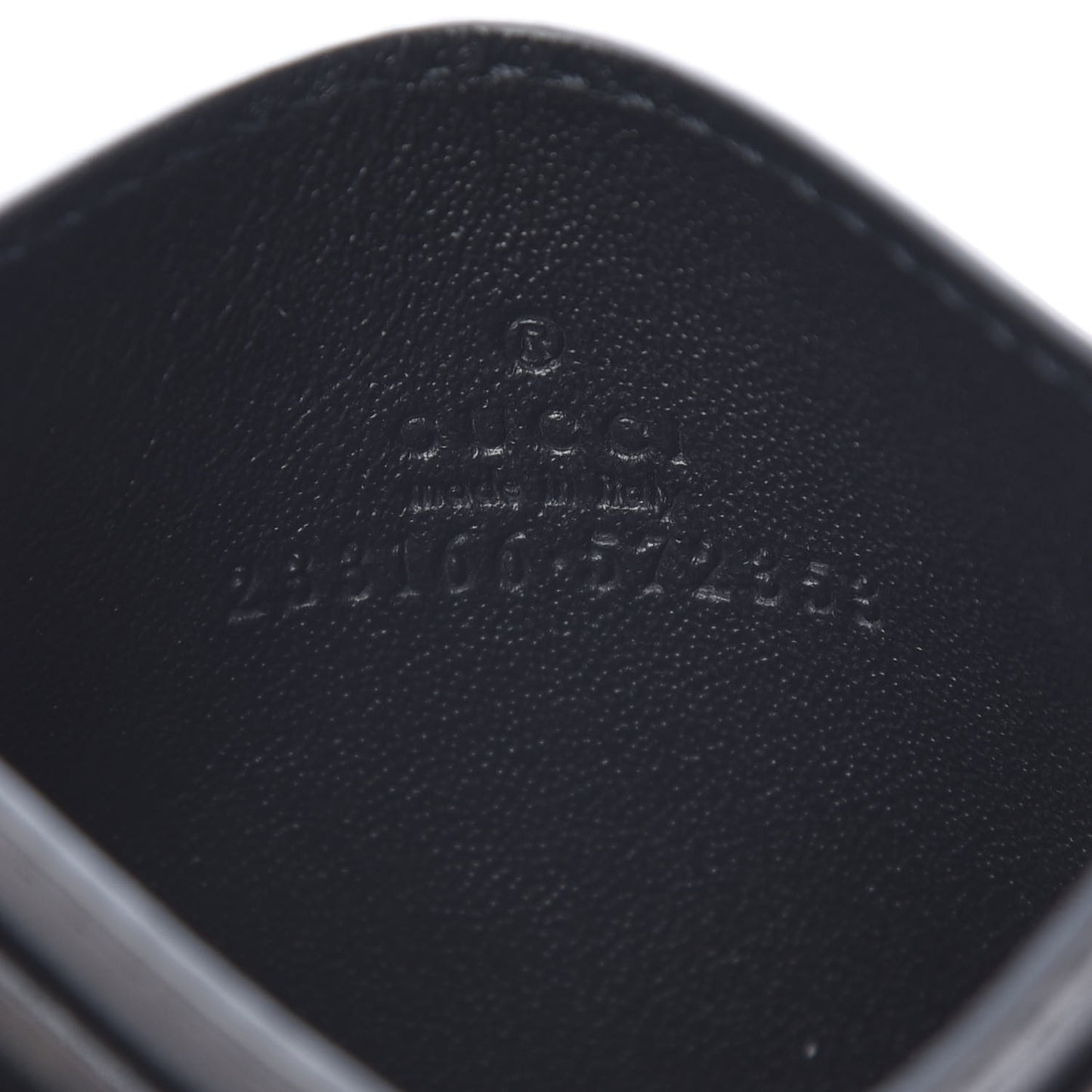 GG Supreme Monogram Bees Card Holder Black