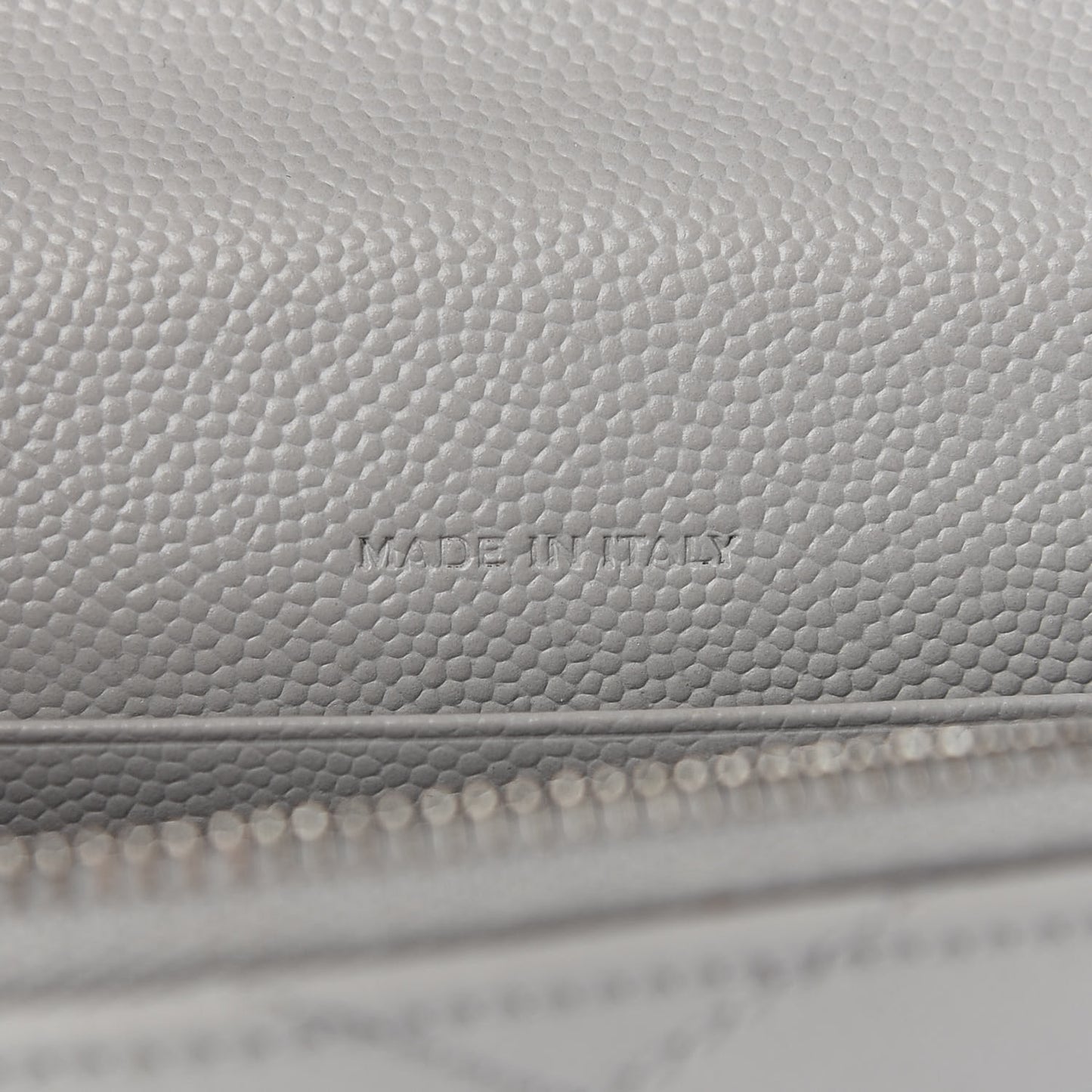 Grain De Poudre Matelasse Chevron Monogram Envelope Chain Wallet Souris