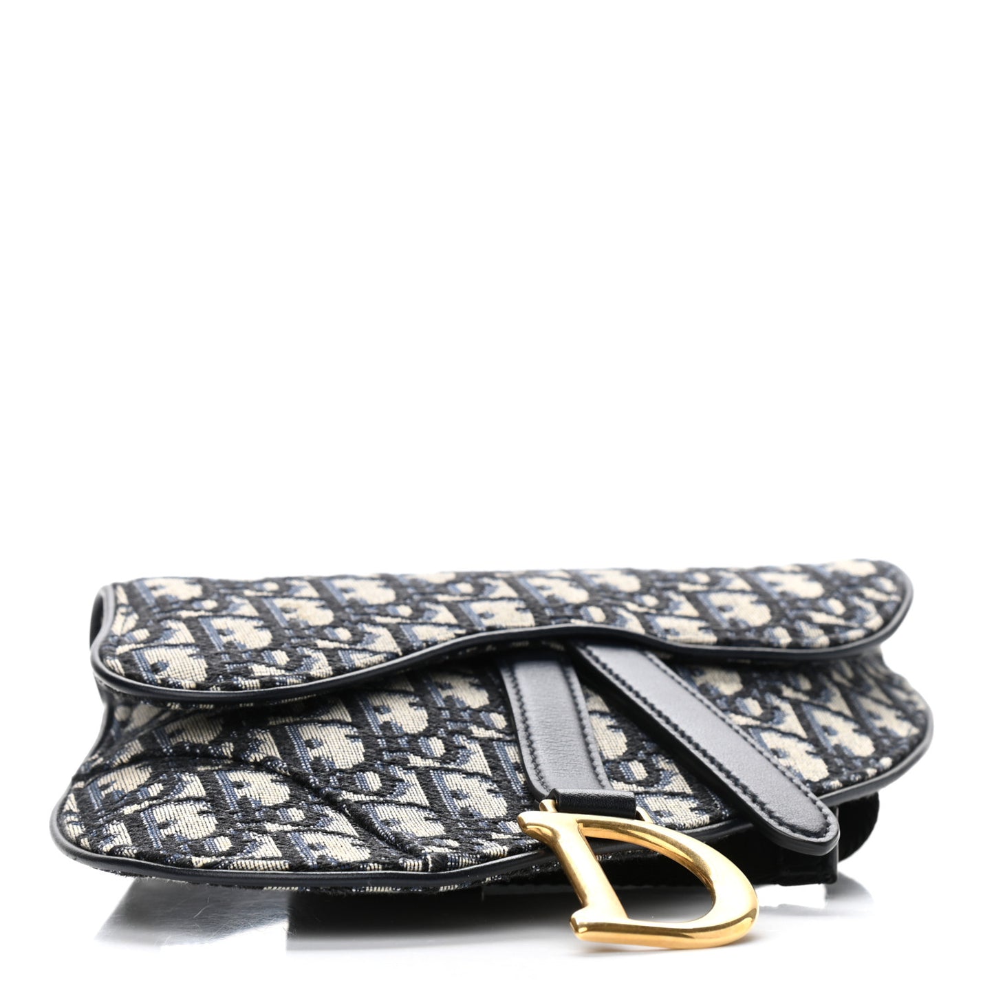 Oblique Saddle Belt Pouch Blue