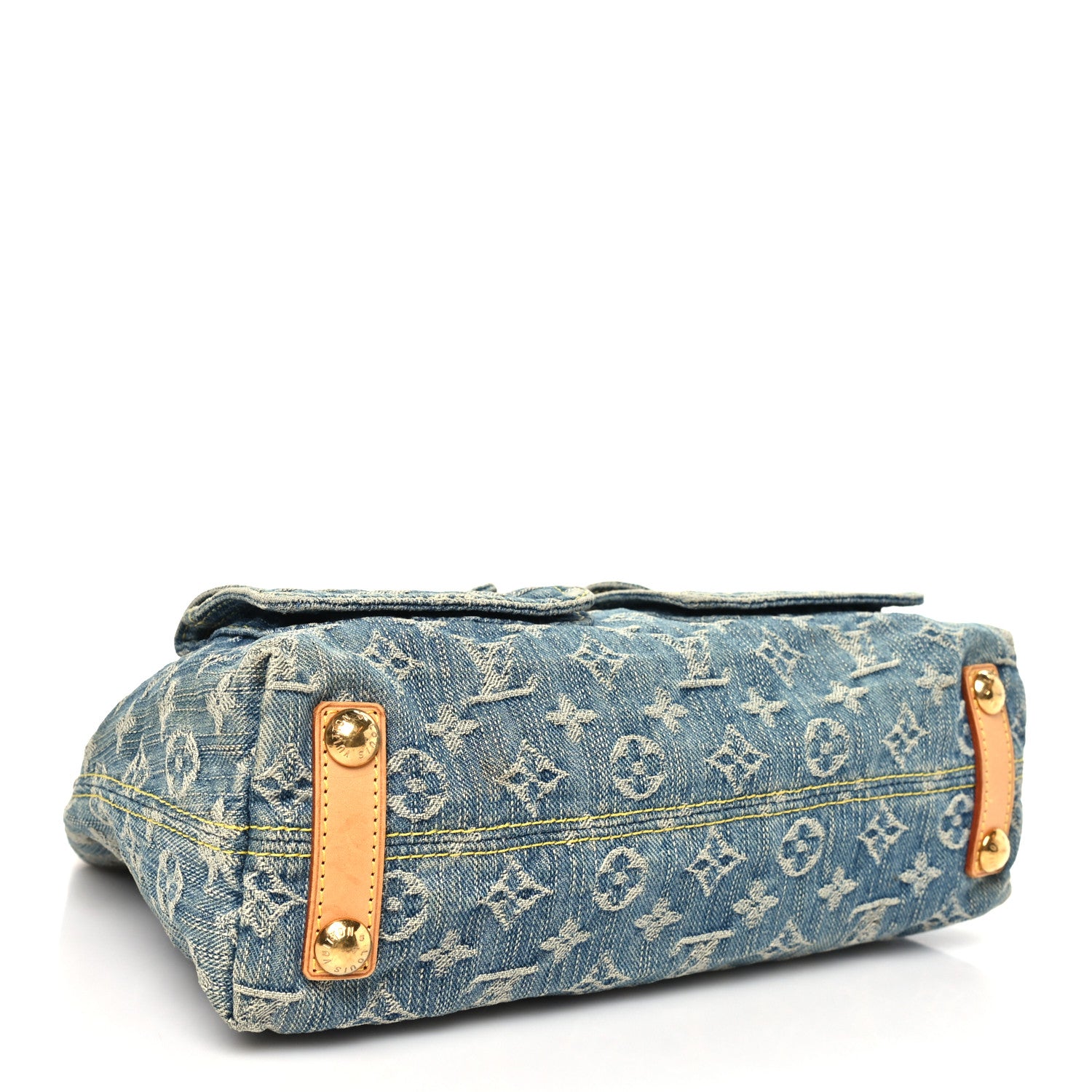 Louis Vuitton Monogram Denim Baggy PM Blue 4 of 10