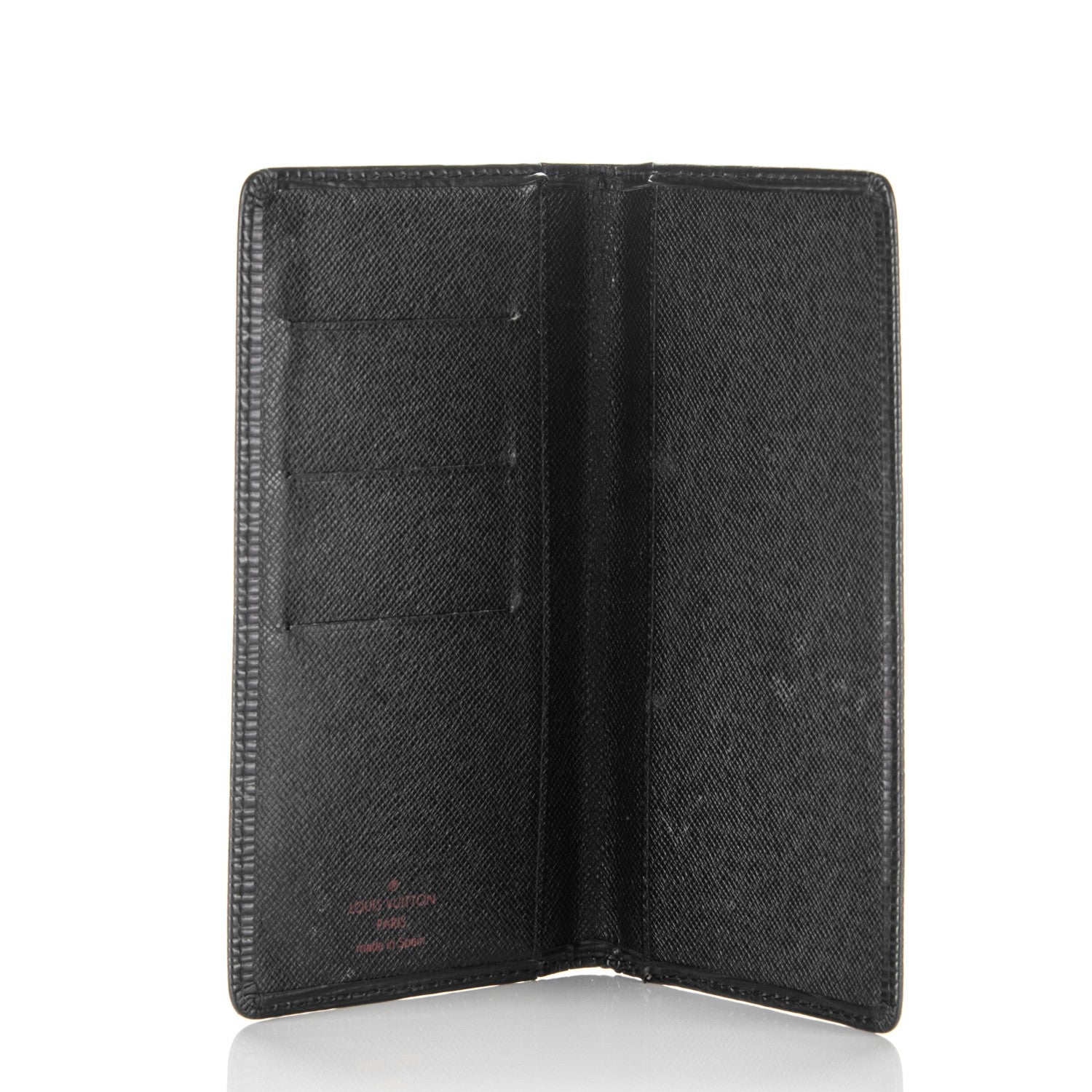 Louis Vuitton Epi Checkbook Cover Black 5 of 7
