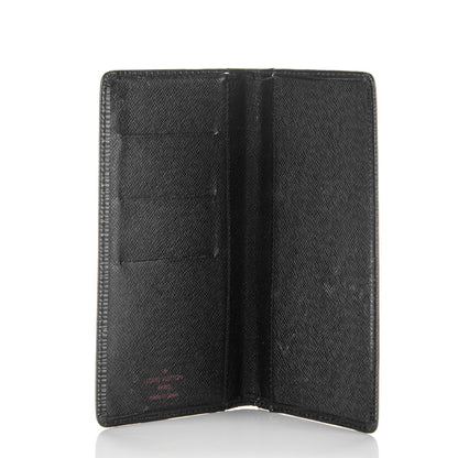 Louis Vuitton Epi Checkbook Cover Black 5 of 7