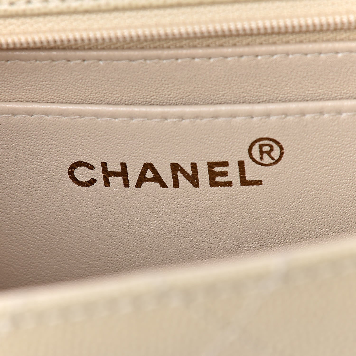 Chanel Caviar Stitch Medium Single Flap Beige Clair 7 of 15
