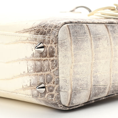 Christian Dior Niloticus Crocodile Himalaya Small Lady Dior White 9 of 10