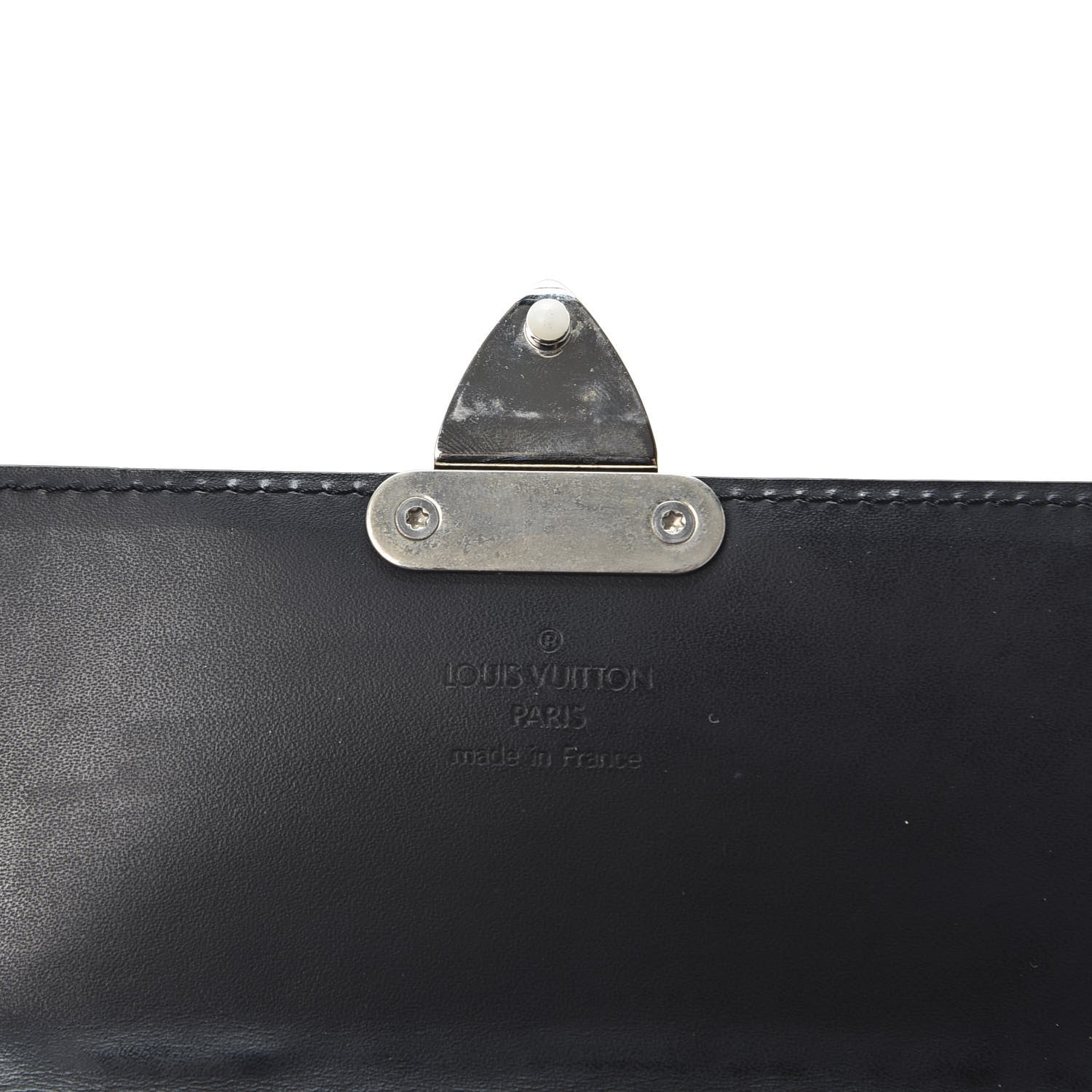 Louis Vuitton Vernis Glace Anouchka PM Wallet Black 7 of 10