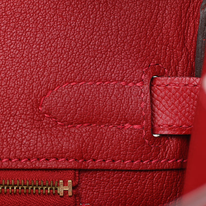 Hermes Epsom Birkin 30 Rouge Casaque 21 of 36