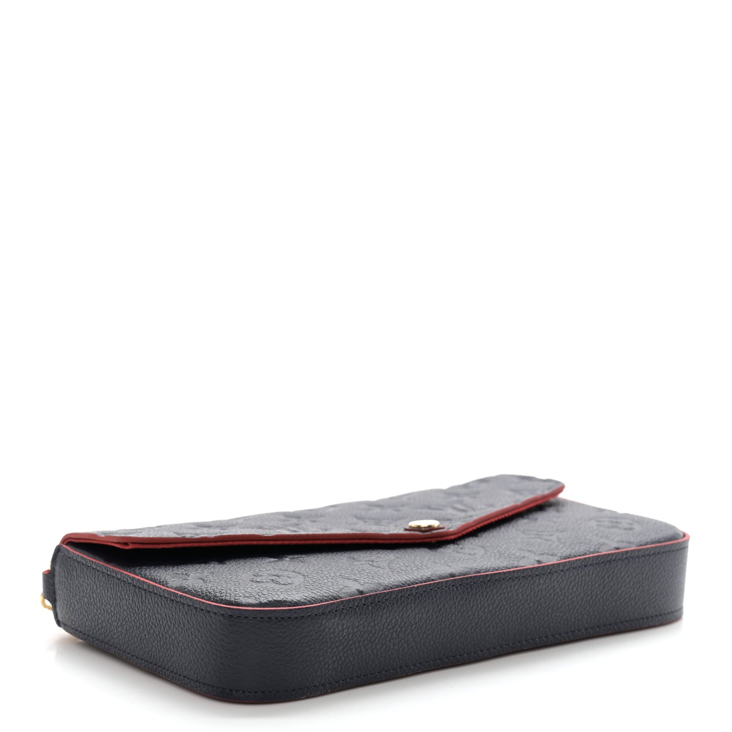 Empreinte Pochette Felicie Chain Wallet Marine Rouge