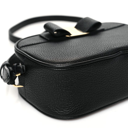 Salvatore Ferragamo Calfskin Vara Bow Camera Bag Black 8 of 10