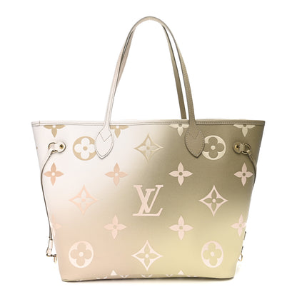 Louis Vuitton Monogram Giant Spring In The City Neverfull MM Sunset Kaki 1 of 9
