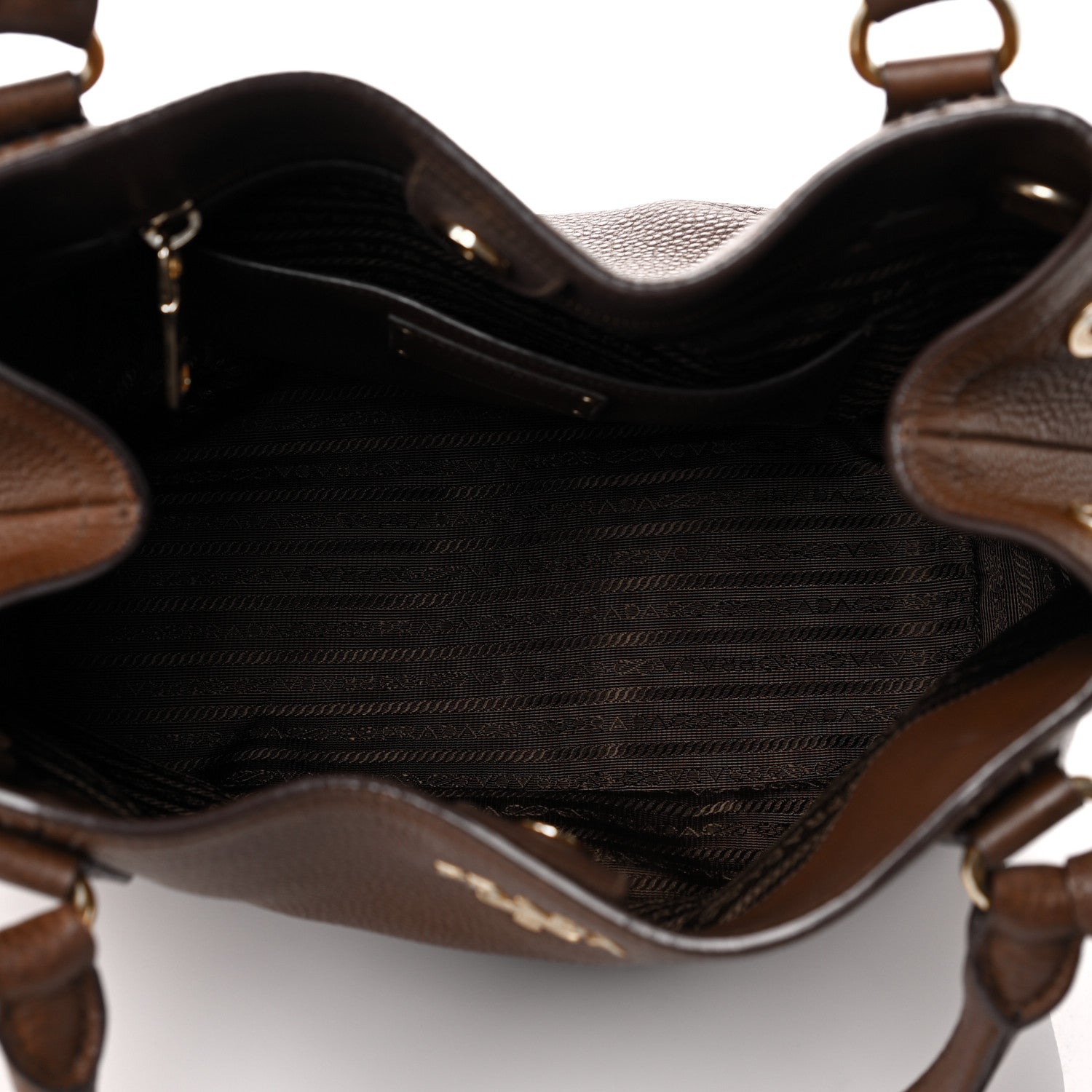 Prada Vitello Daino Hobo Bruciato 5 of 13