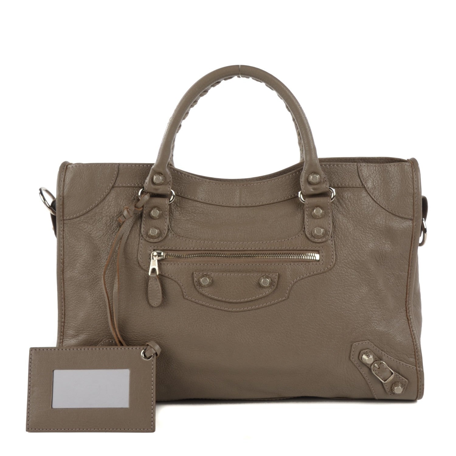 Balenciaga Chevre Hamilton Giant 12 Silver Hardware City Gris Poivre 1 of 9