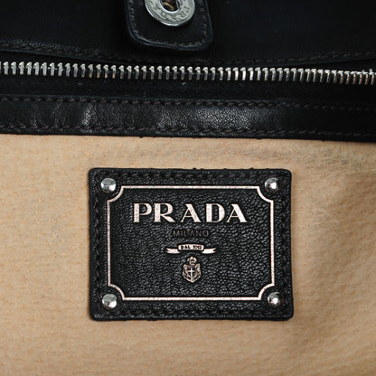 Prada Tessuto Nylon Studded Camouflage Tote Fumo 6 of 10