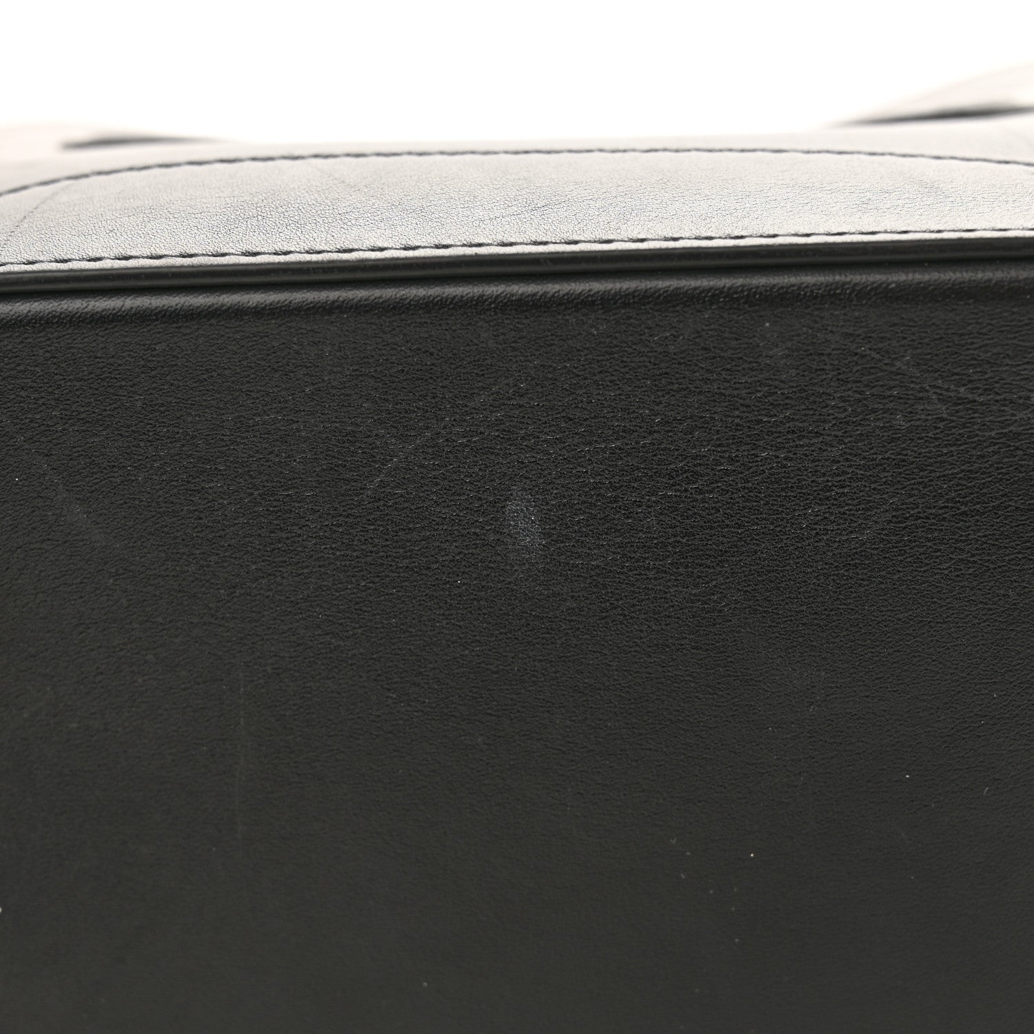 Celine Smooth Calfskin Triomphe Small Bucket Bag Black 12 of 13