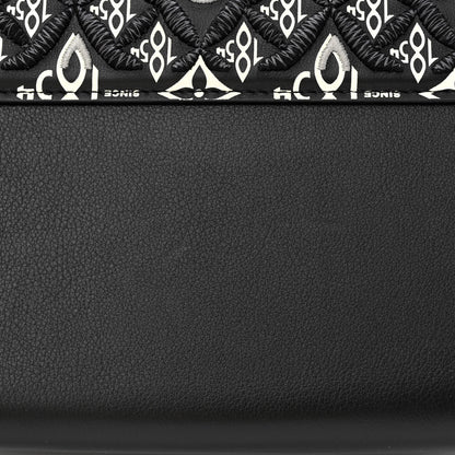 Louis Vuitton Calfskin Since 1854 Embroidered Twist MM Black 12 of 12