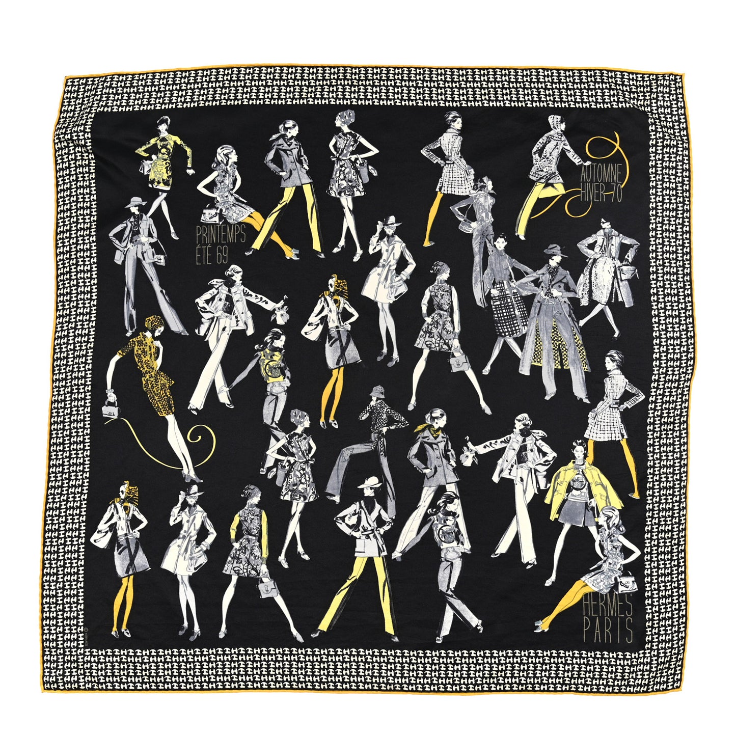 Silk Printemps Ete Automne Hiver Scarf 70