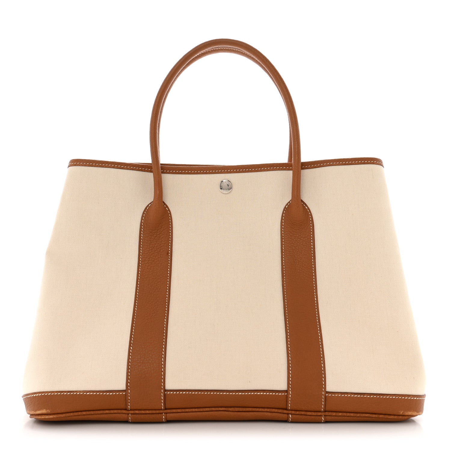 Hermes Toile Negonda Garden Party 36 MM Ecru Gold 1 of 13
