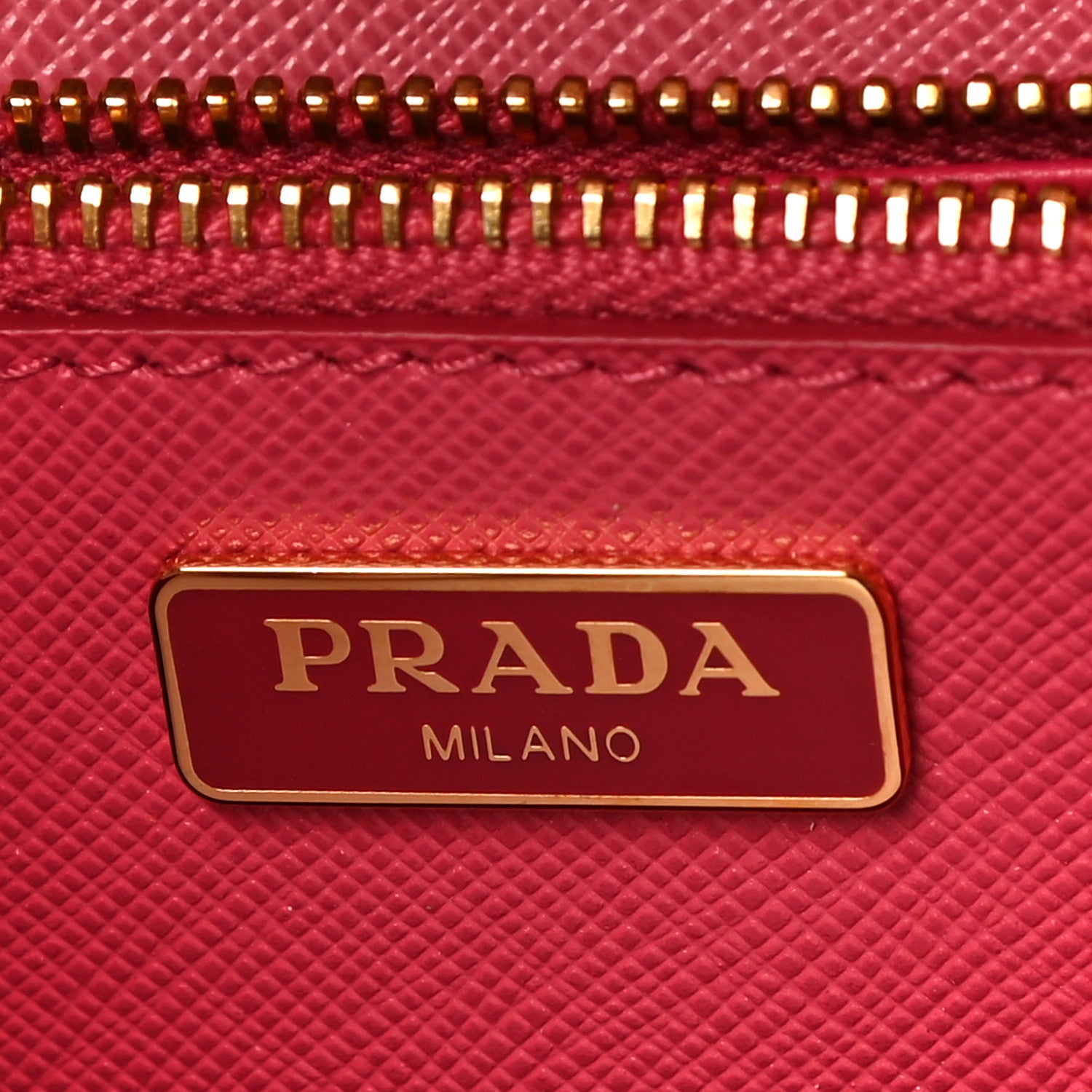 Prada Saffiano Lux Metal Flap Wallet with Strap Peonia Geranio 6 of 10