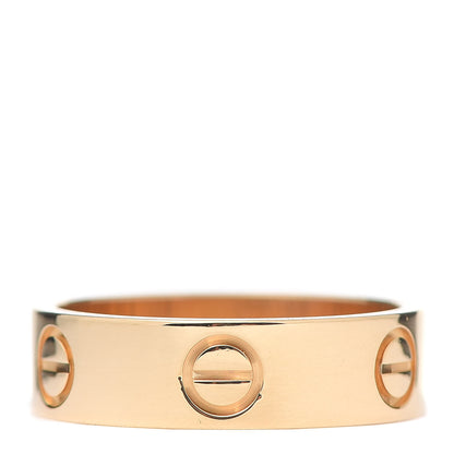 Cartier 18K Yellow Gold 5.5mm LOVE Ring 54 6.75 3 of 6